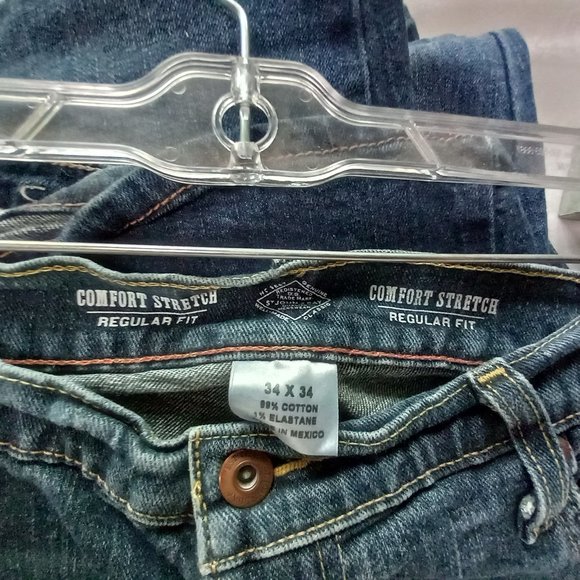 St John's Bay Comfort Stretch Regular Fit Denim Jeans 35" Waist (T-349) - Picture 6 of 6